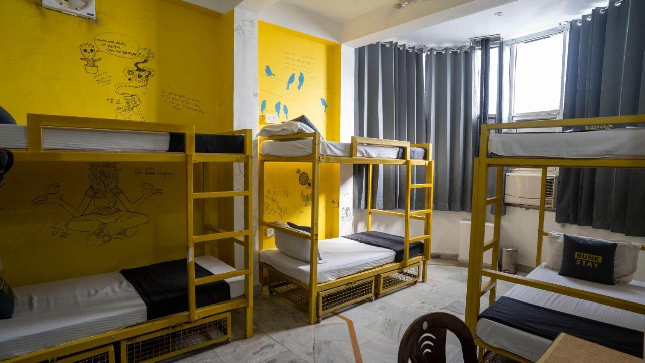 Bunkstay Coworking Hostel & Glamping Rishikesh Bagian luar foto